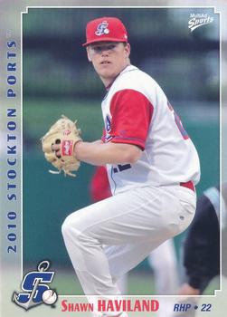 2010 MultiAd Stockton Ports #6 Shawn Haviland Front