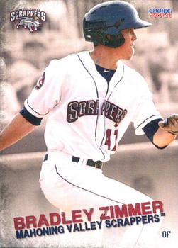 2014 Choice Mahoning Valley Scrappers #35 Bradley Zimmer Front