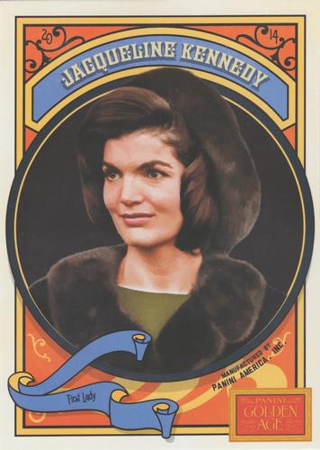 2014 Panini Golden Age - 5x7 Box Toppers #11 Jacqueline Kennedy Front