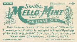 2014 Panini Golden Age - Mini Smith's Mello Mint #60 Bob Lemon Back