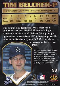 1997 Pacific Crown Collection #98 Tim Belcher Back