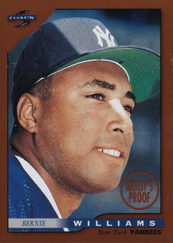 1996 Score - Dugout Collection Artist's Proofs (Series Two) #68 Bernie Williams Front