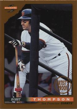 1996 Score - Dugout Collection Artist's Proofs (Series Two) #76 Robby Thompson Front