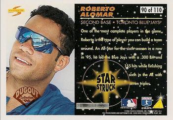 1996 Score - Dugout Collection Artist's Proofs (Series Two) #90 Roberto Alomar Back