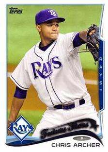 2014 Topps Mini #383 Chris Archer Front