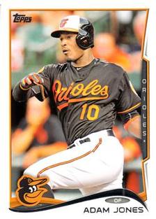 2014 Topps Mini #398 Adam Jones Front