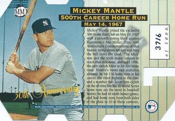 1997 Scoreboard Mickey Mantle #MM1 Mickey Mantle Back