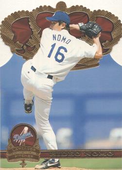 1997 Pacific Crown Collection - Gold Crown Die Cuts #GC30 Hideo Nomo Front