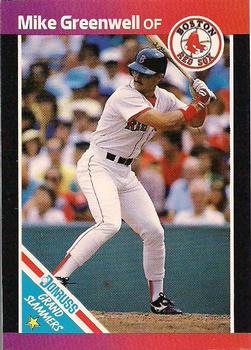 1989 Donruss - Grand Slammers #5 Mike Greenwell Front