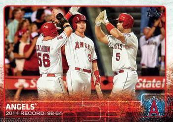 2015 Topps #223 Los Angeles Angels Front