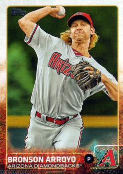 2015 Topps #596 Bronson Arroyo Front