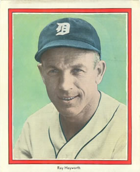 1935 Detroit Free Press Tigers (M120) #NNO Ray Hayworth Front