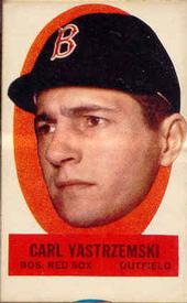 1963 Topps - Peel-Offs #NNO Carl Yastrzemski Front