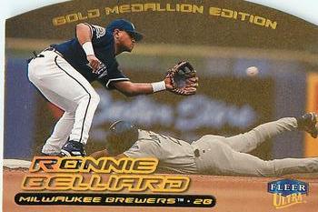 2000 Ultra - Gold Medallion #23G Ronnie Belliard Front