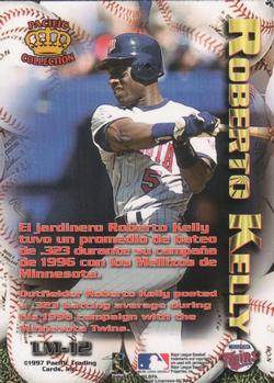 1997 Pacific Crown Collection - Latinos of the Major Leagues #LM-12 Roberto Kelly Back