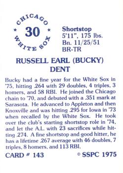 Bucky Dent Gallery  Trading Card Database