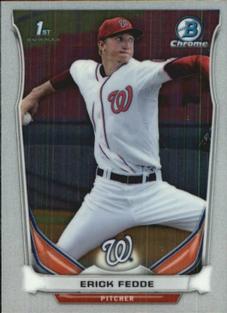 2014 Bowman Chrome Mini #299 Erick Fedde Front