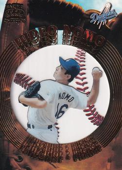 1997 Pacific Prism Invincible - Gate Attractions #GA-25 Hideo Nomo Front