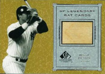 2001 SP Legendary Cuts - Game Bat #B-RJ Reggie Jackson Front