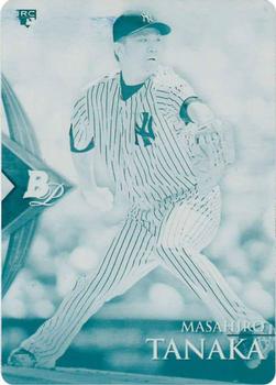 2014 Bowman Platinum - Printing Plates Cyan #77 Masahiro Tanaka Front