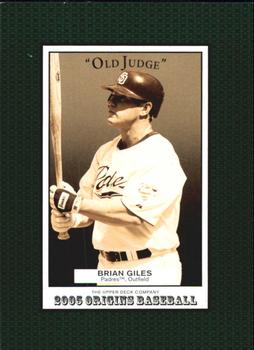 2005 UD Origins - Old Judge #13 Brian Giles Front