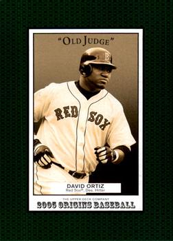 2005 UD Origins - Old Judge #87 David Ortiz Front