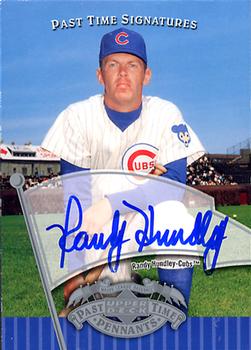 2005 UD Past Time Pennants - Past Time Signatures Silver #RH Randy Hundley Front