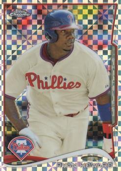 2014 Topps Chrome - X-Fractor #176 Ryan Howard Front