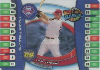 2005 Topps Hot Button #90 Jim Thome Front