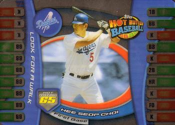 2005 Topps Hot Button #124 Hee Seop Choi Front