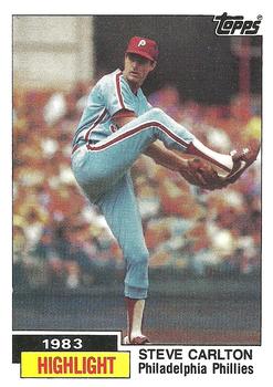 1984 Topps #1 Steve Carlton Front