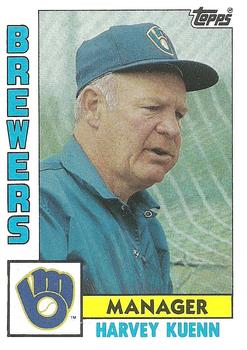 1984 Topps #321 Harvey Kuenn Front