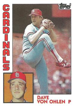 1984 Topps #489 Dave Von Ohlen Front