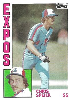 1984 Topps #678 Chris Speier Front