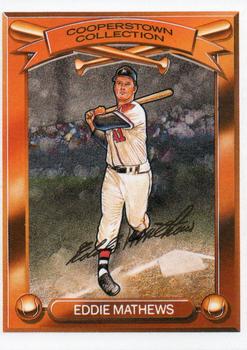 1989 Kahn's/Hillshire Farm Cooperstown Collection #NNO Eddie Mathews Front