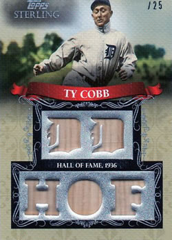 2009 Topps Sterling - Career Chronicles Relics Five #5CCR-35 Ty Cobb Front