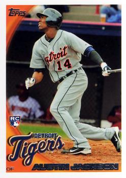 2010 Topps #503 Austin Jackson Front