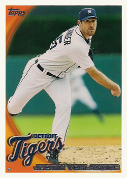 2010 Topps #615 Justin Verlander Front