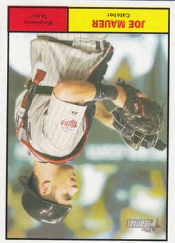 2010 Topps Heritage #2 Joe Mauer Front