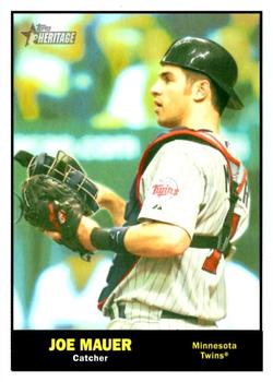 2010 Topps Heritage #2 Joe Mauer Front