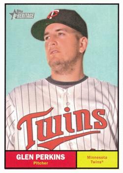 2010 Topps Heritage #36 Glen Perkins Front