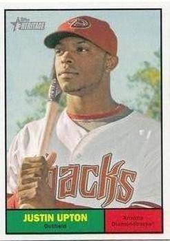 2010 Topps Heritage #82 Justin Upton Front