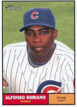 2010 Topps Heritage #88 Alfonso Soriano Front