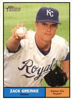 2010 Topps Heritage #94 Zack Greinke Front