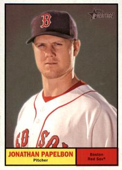 2010 Topps Heritage #113 Jonathan Papelbon Front