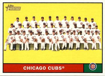 2010 Topps Heritage #122 Chicago Cubs Front