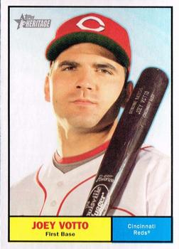 2010 Topps Heritage #194 Joey Votto Front