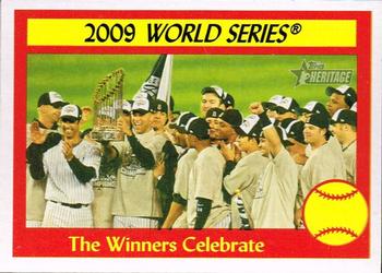 2010 Topps Heritage #313 The Winners Celebrate Front