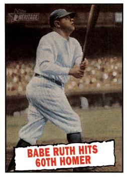 2010 Topps Heritage #401 Babe Ruth Front