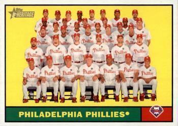 2010 Topps Heritage #443 Philadelphia Phillies Front